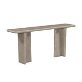 Randall 72" Wood Modern ConsoleTable Dusted Stone Finish
