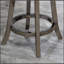 Tabouret pivotant à dossier en X 30 po-717905758-717905757