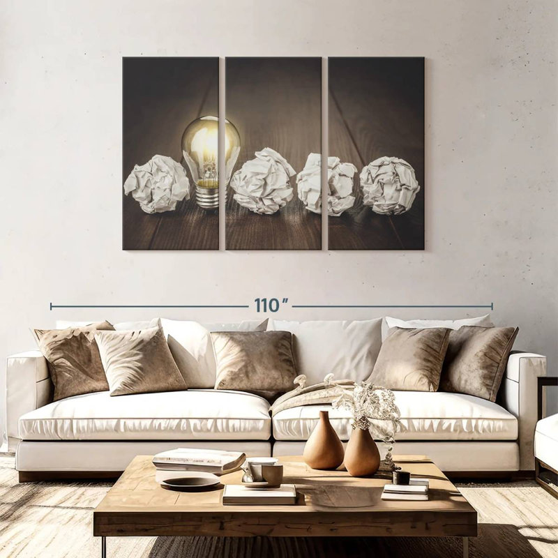 Alcaraz Bright Idea, 48" H x 74" W