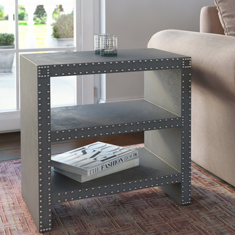 Peterborough Sled End Table, Grey