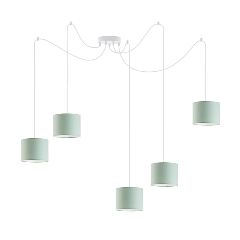 Odonoghue 5 - Light Pendant, White, Mint
