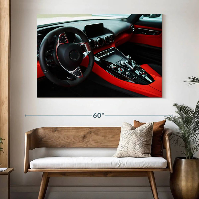 Mehar Black And Red Car Interior