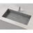 Badeloft 31.4" x 16.7" Stone Resin Undermount Bathroom Sink UB-05-L-MGRY in Matte Gray-71991113
