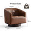 Fauteuil demi-tonneau pivotant l 31,1 po-887752690