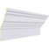 ÉCHANTILLON - Moulure à fascia grande couronne Endurathane, H 12 1/8 po x P 7 1/8 po x L 12 po, apprêtée
