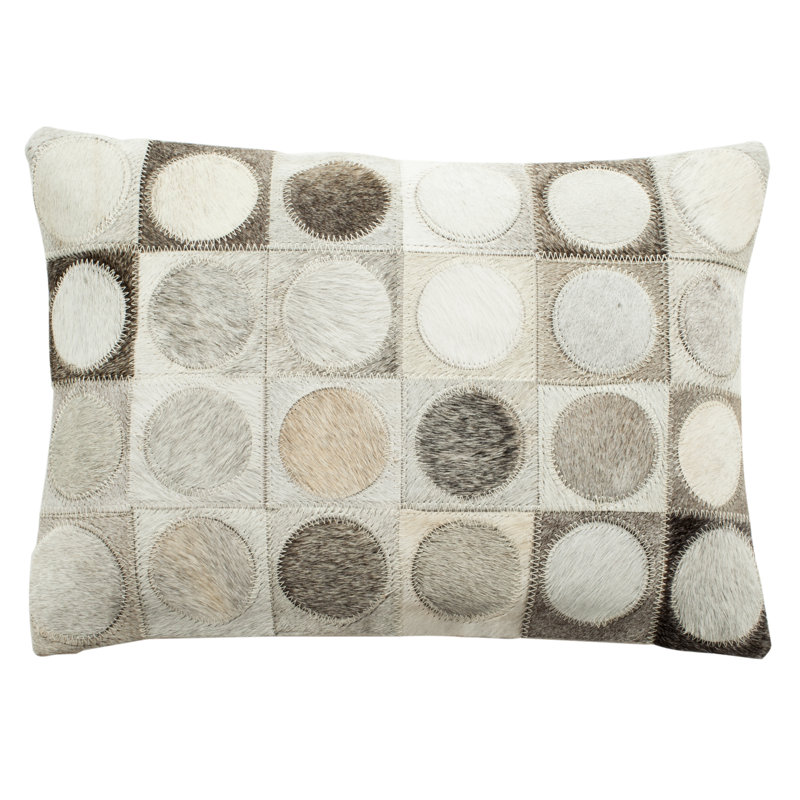 Geometric Feather Throw Pillow