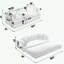 Canapé-lit pliant convertible avec coussin moelleux-442860577