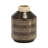 Ceramic 9"H Lines Vase, Java-86748957