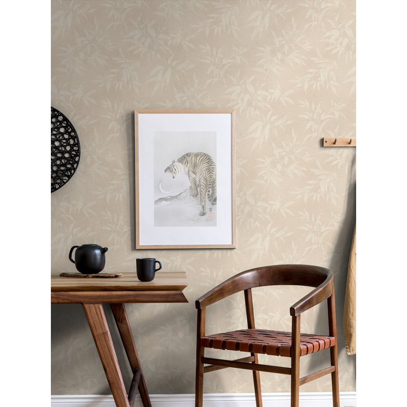 Rouleau de papier peint L 33 pi x l 20,9 po, Beige