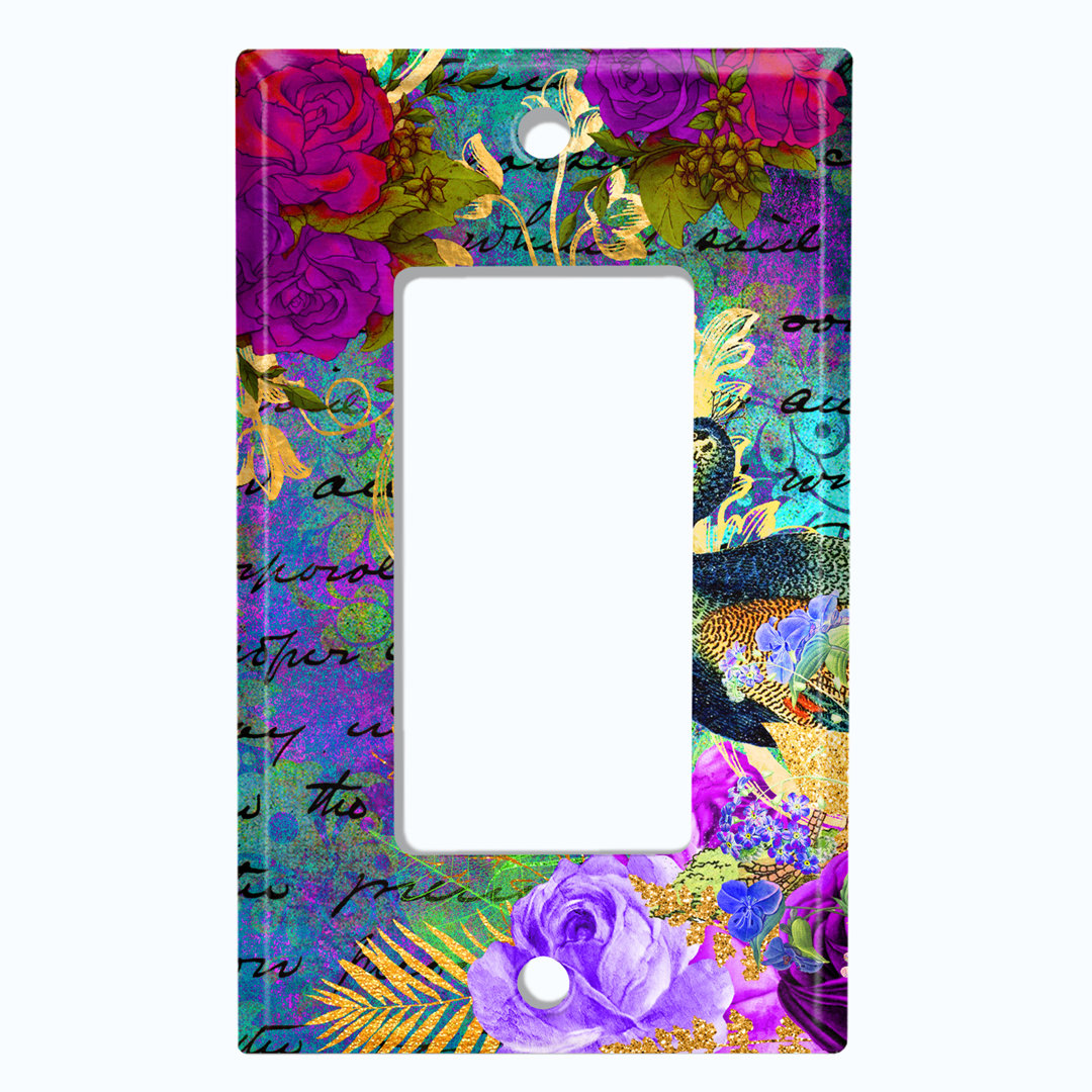 Patterned 1 - Gang Rocker Standard Wall Plate WorldAcc