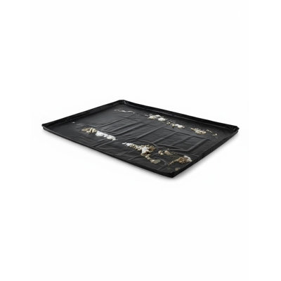 8'6" x 20' Waterproof Garage Floor Pad – Non-Slip Snow & Mud Mat with Squeegee, Easy to Clean