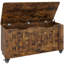 Wood Storage Bench