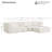 Athera Boneless 107.8" Modern 2 - Piece No Assembly Required Cloud Compression Modular Sofa-342731062