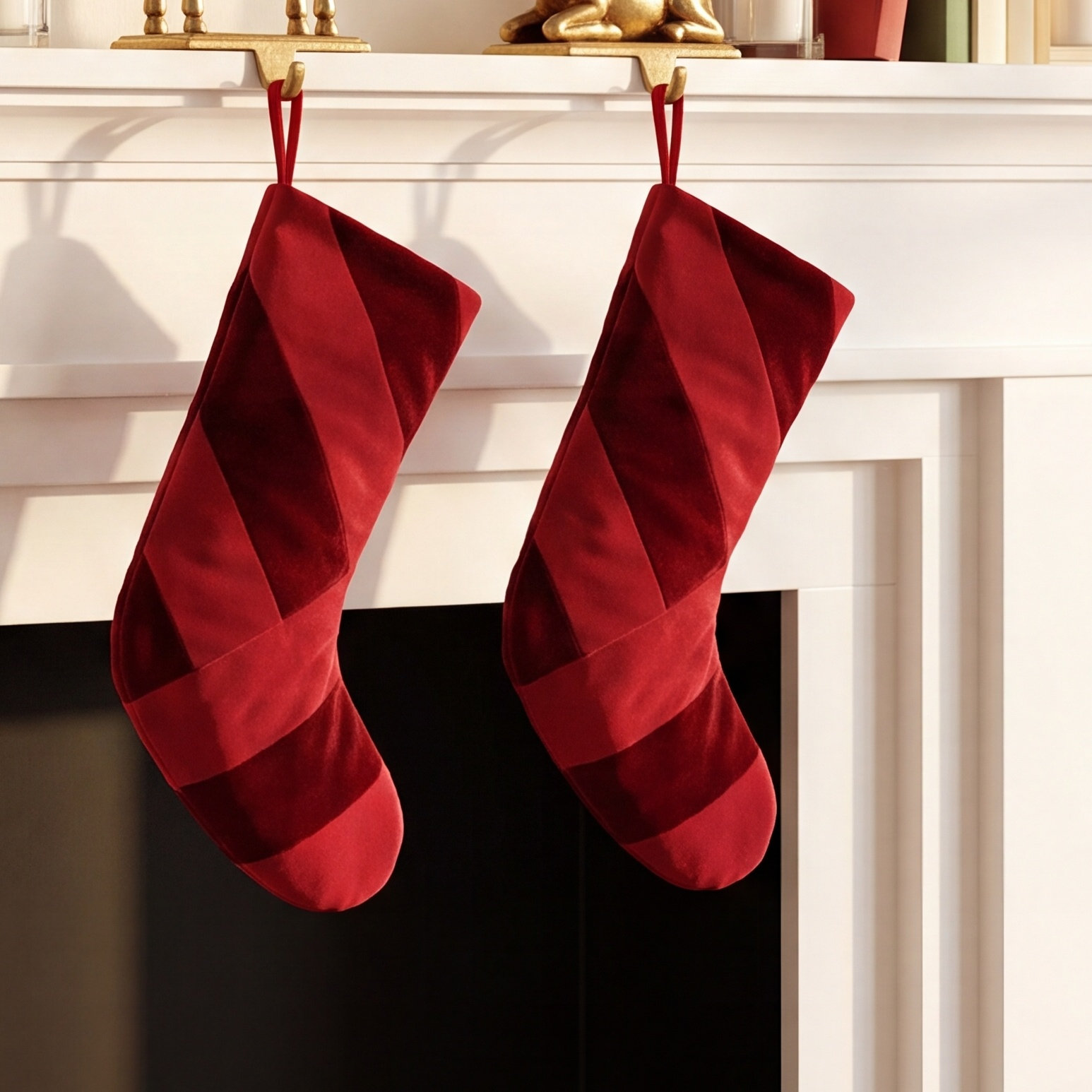 Polyester Stocking, Red