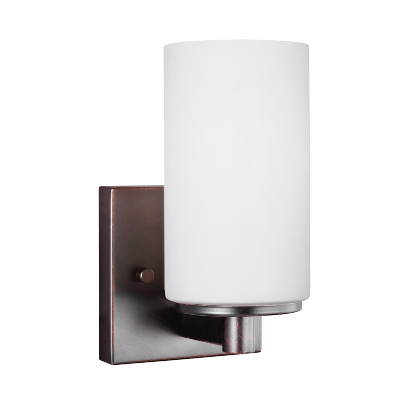 Hettinger Dimmable Bath Sconce, Burnt Sienna, Yes