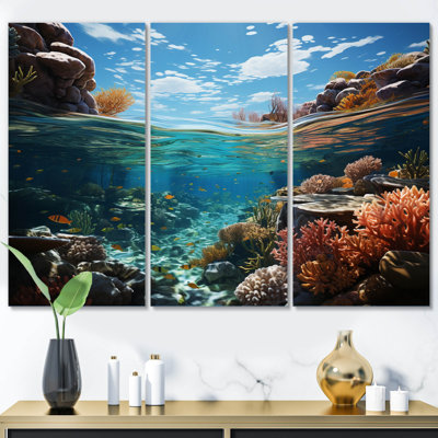 " Australia Great Barrier Reflections " 3 - Pieces