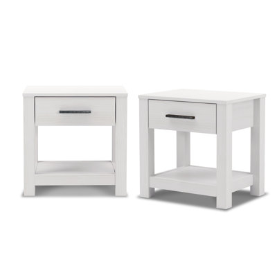 Loft One-Drawer Nightstand Set (2-Piece)