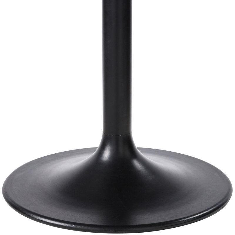 Collie Victorine Modern Dining Table, Black, 30"H x 71"W x 36"D