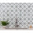 Tesella Jade Geometric 12 in. x 12 in. Polished Marble Mosaic Floor and Wall Tile