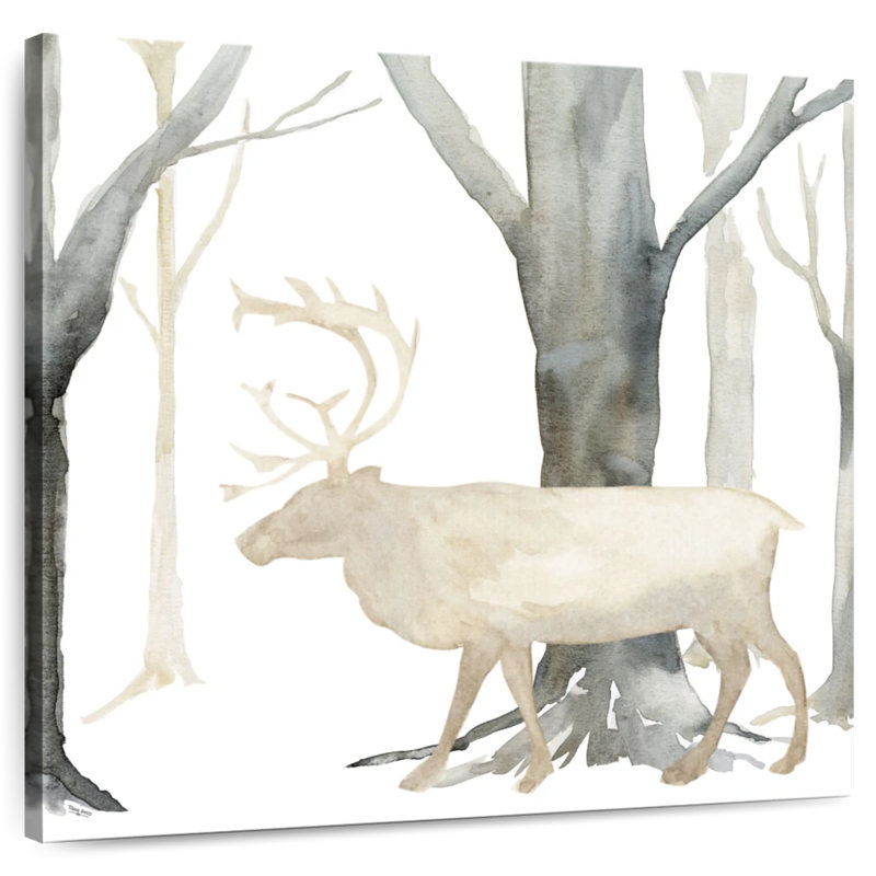 Brampt Winter Forest Elk, 16" H x 16" W