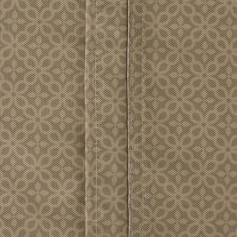 Jakeway Geometric Round Tablecloth, Brown