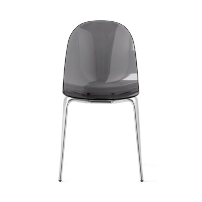 Academy Armless Chair with Metal Frame