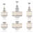 Eshaa 3 - Light Dimmable Tiered Chandelier-1852403955-1853437966