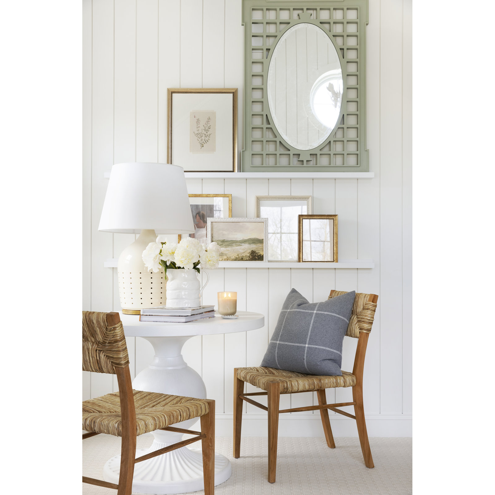 Emele Bria Hammel Garden Mirror, Green