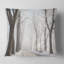 Misty, route d'hiver dans la forêt d'hiver - coussin imprimé forêt-29602371-29602368