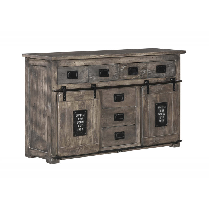 Railway 150cm Sideboard, Grey