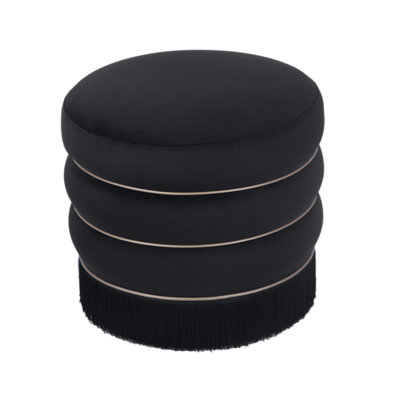 Velvet Ottoman