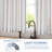 Farmhouse Kitchen Curtains Striped Tier Linen Short Curtains Pinstripe Cafe Curtains-450981702-450981704