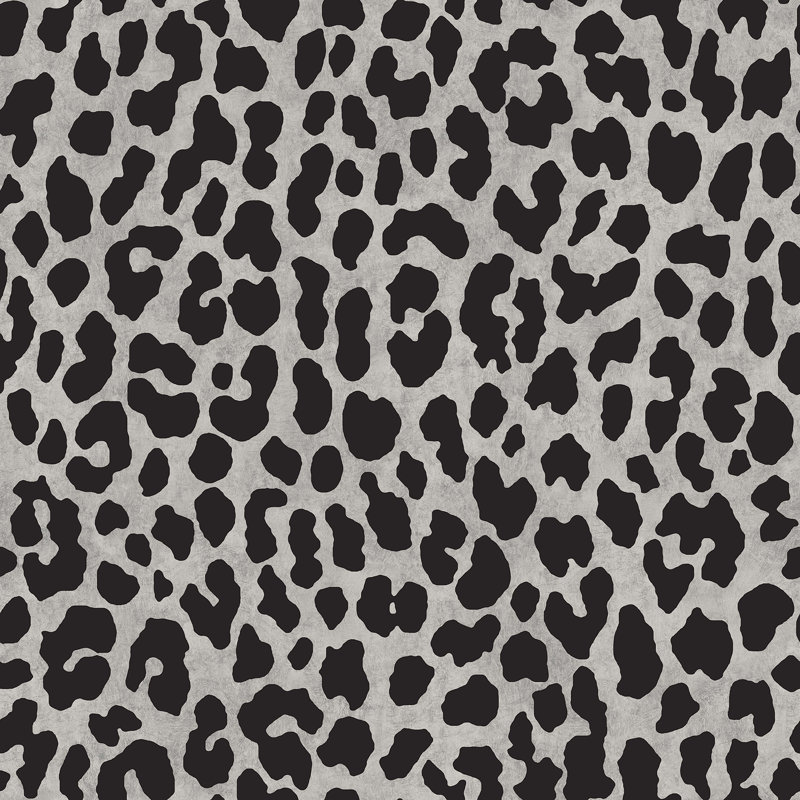 Papier peint adhésif RuLeopard, Noir