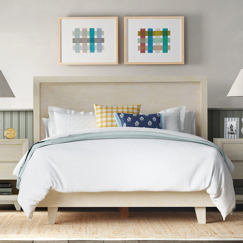 Reece Solid Wood Platform Bed, Queen