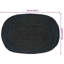 Oval Solid Colour Standard 300cm X 300cm Area Rug