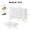 105.9 cm W Chest of 6 Drawers-429995439