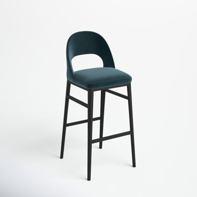Ariana Upholstered Counter Stool with Metal Frame
