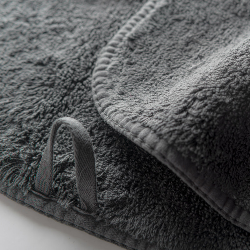Long Double Loop Hand Towel, Pearl, 12" W x 20" L
