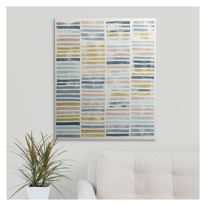 «Brodie-Gael Nature Rows I 'Grace Popp», impression, H 30 po x l 25 po x P 1,5 po, Toile