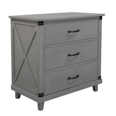 27.4 " W Solid Wood Nightstand