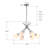 6-light Retro Charm Sputnik Chandelier