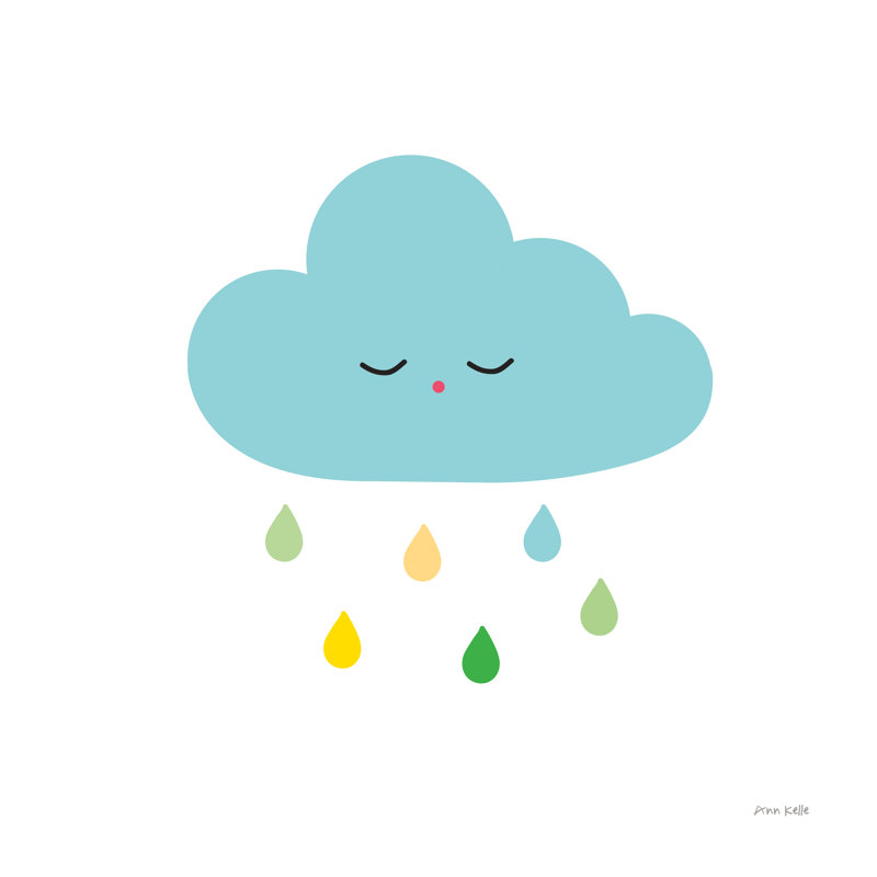 Sleepy Cloud I by Ann Kelle - Wrapped Canvas Print, 51cm H x 51cm W