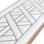 Sevillano 8" x 2" Ceramic Listello Tile Trim in White