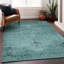 Premium Machine Washable Kiyondrea Teal Rug-1696142713