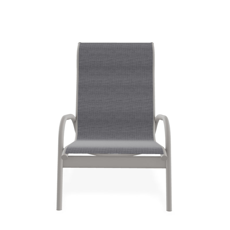 Gardenella Patio Chair, Augustine Pewter, Warm Gray