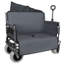 Chariot pliant 3 en 1 avec banquette - capacité de 500 lb, pneus de plage 9 po x 4 po pour le camping et la plage-116474561