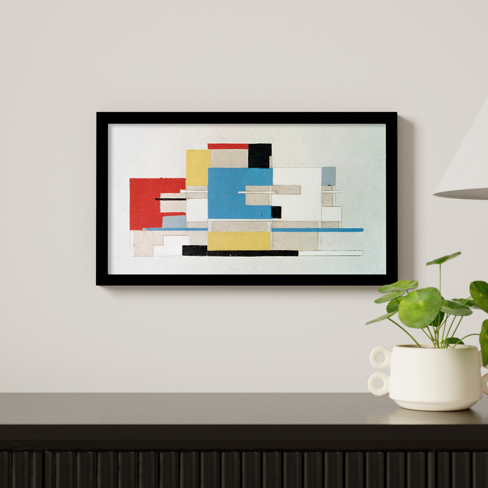 Earling "Colour Study for Architecture" Print, Black, 12" H x 21" W