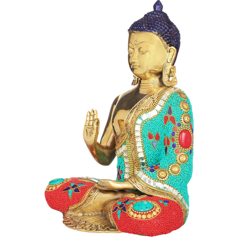 Bouddha bouddhiste tibétain prêchant 12 "