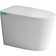 Luxury Intelligent Smart Toilet With Instant Warm Water Sprayer And Dryer, Auto Flush /Foot Sensor Operation, Adjusted Temp Heated Bidet Seat, LED Display