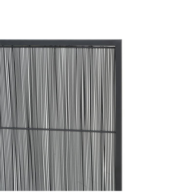 Willow 39" x 30" Classic 1-Panel Iron Fireplace Screen, Matte Black Finish